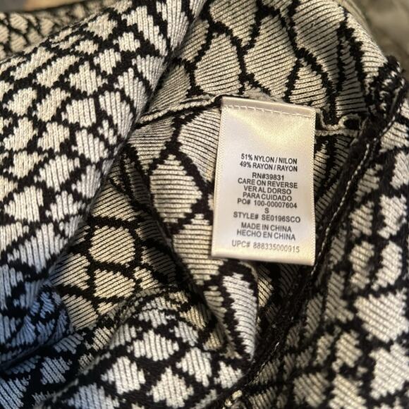 Sam Edelman Pre owned Selby Jacquard Sweater Dress Fit & Flare. - Picture 12 of 14